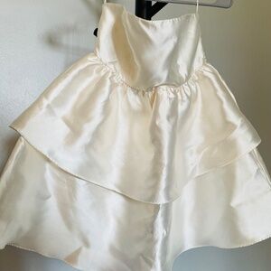 Strapless, Layered Bridal Shower Dress Size Small